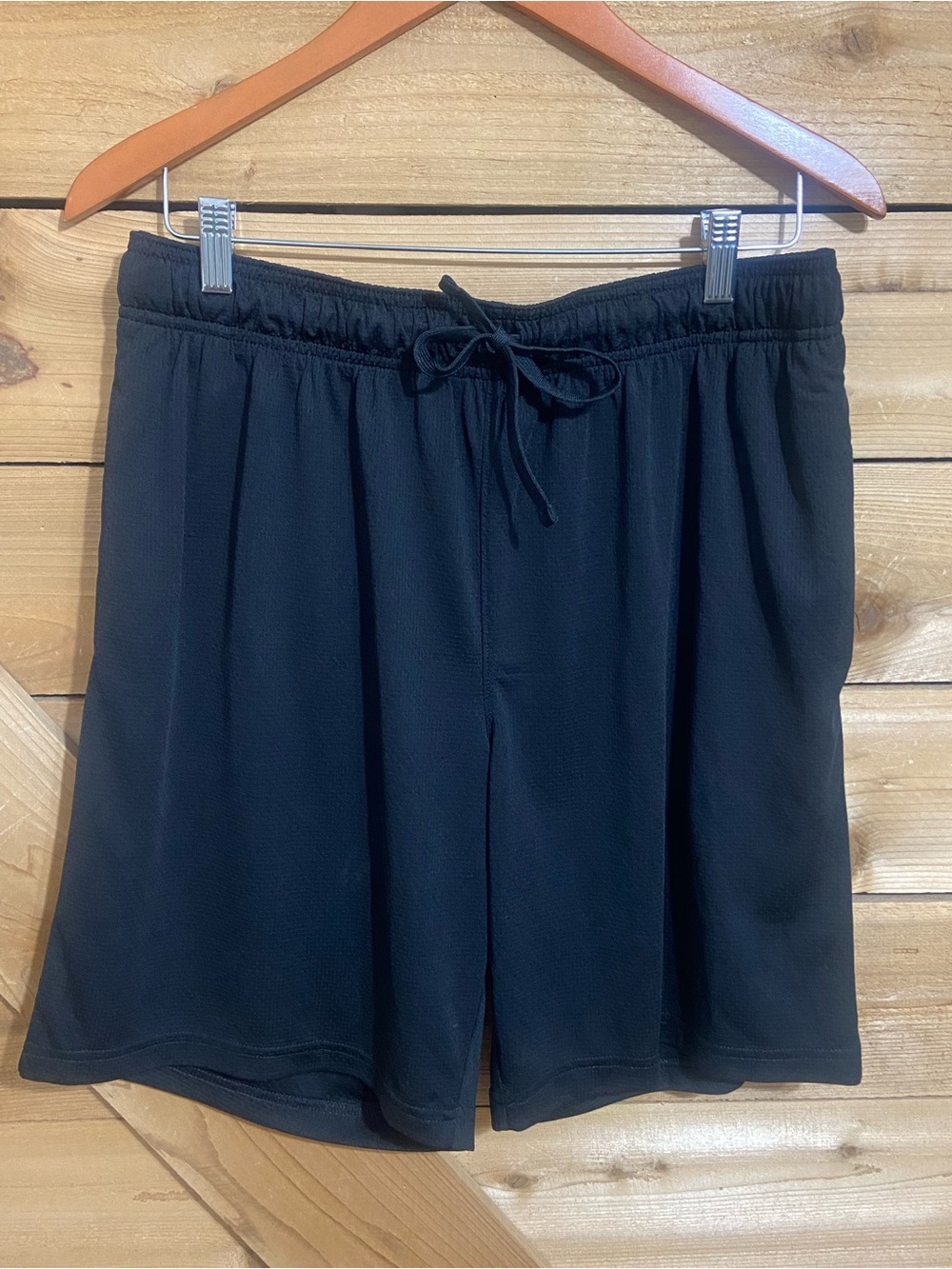 Athletic Works Black Drawstring Athletic Shorts